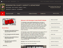 Tablet Screenshot of benningtonsheriff.org